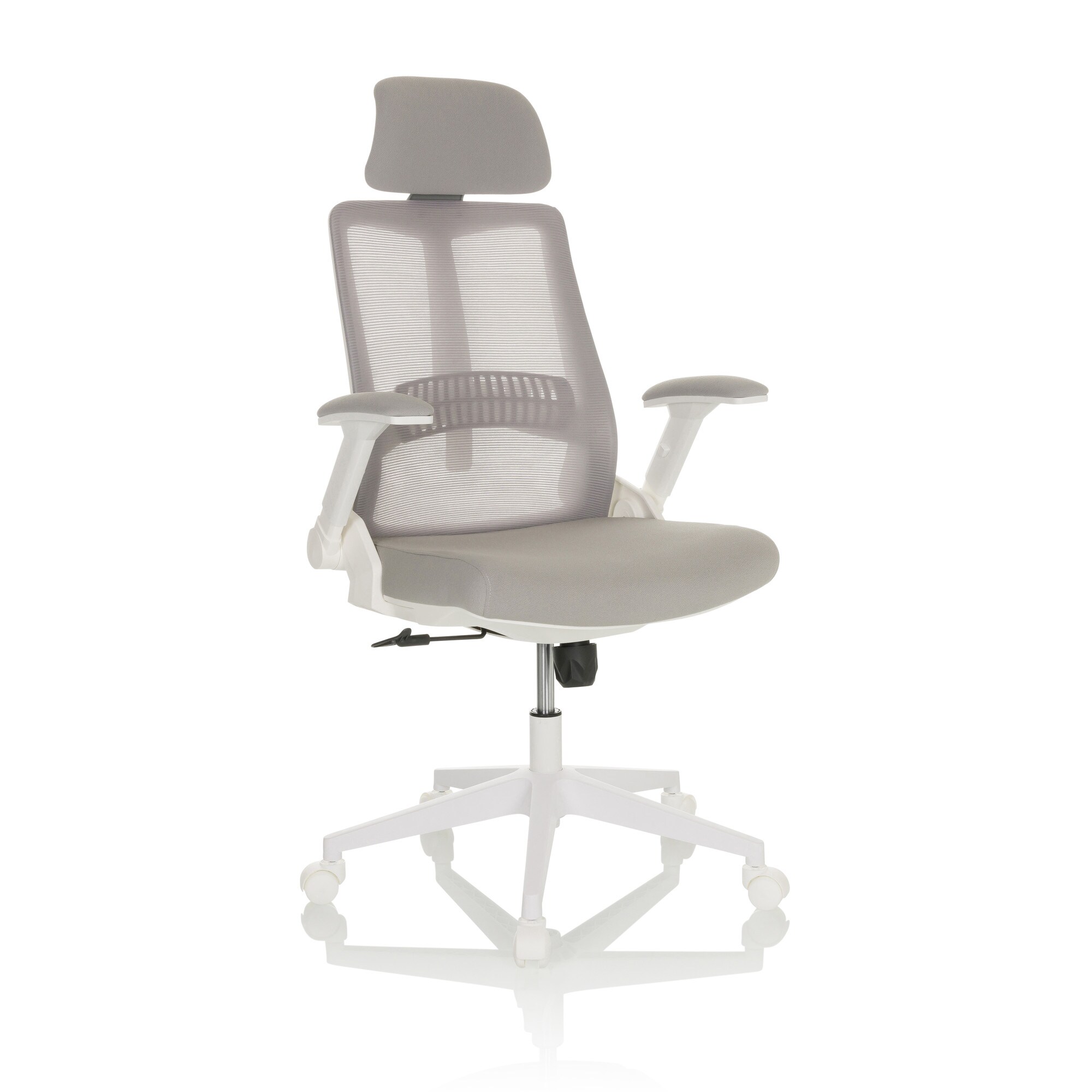 Home Office Bürostuhl VENDO W Stoff/Netzstoff mit Armlehnen hjh OFFICE