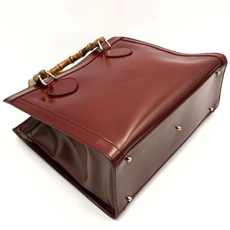 Gucci Vintage Gucci Bamboo Red