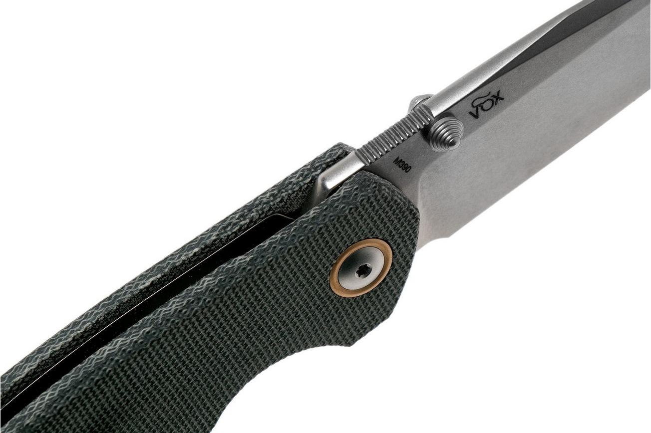 Viper Katla V5982CB Stonewashed, Black Micarta zakmes, Jesper Voxnaes design