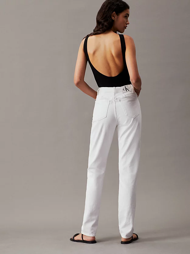 Calça jeans slim reta autêntica