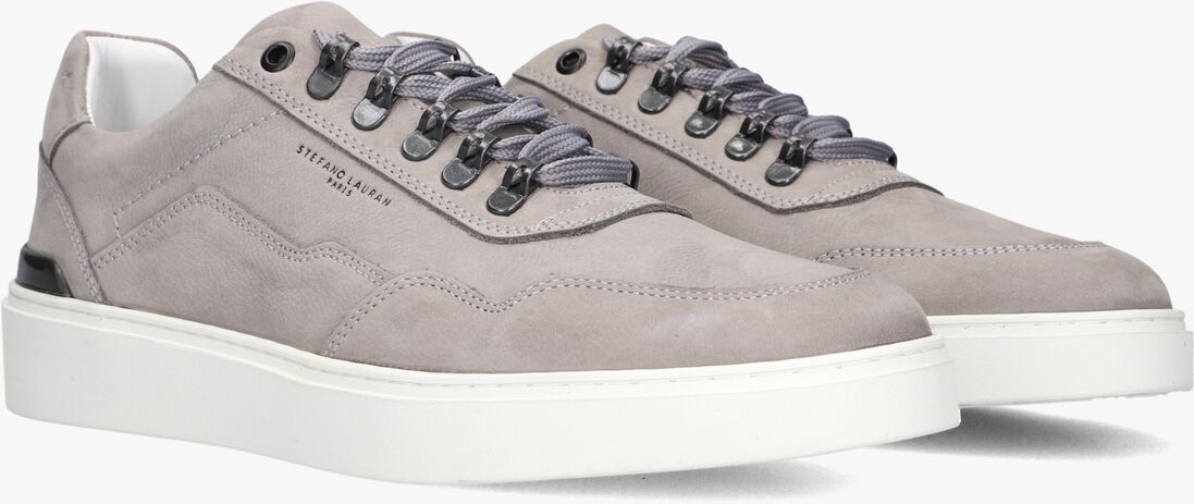 grijze stefano lauran lage sneakers lj2502