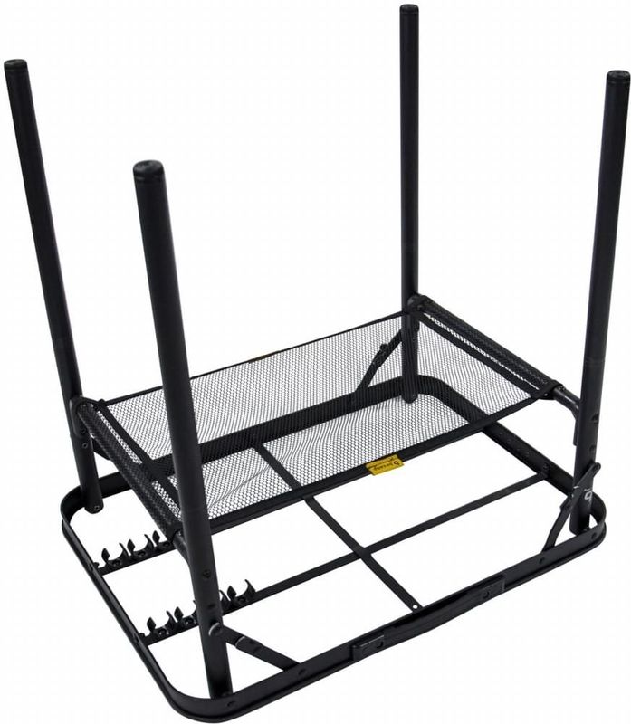 Bo-camp - Industrial Collection - Tafel - Bruin - Aluminium - Compact