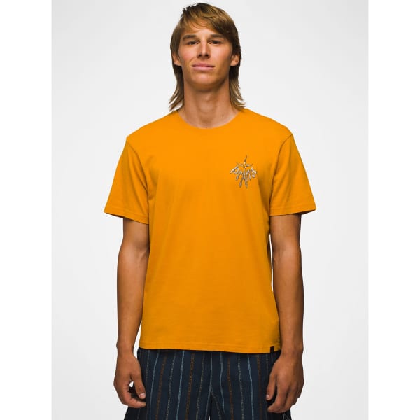 T-shirt PRANA HERITAGE GRAPHIC SS TEE OCHRE STAR