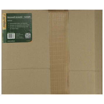 Kleurstaal lattenwand Decowall Acoustic walnoot 18x30cm