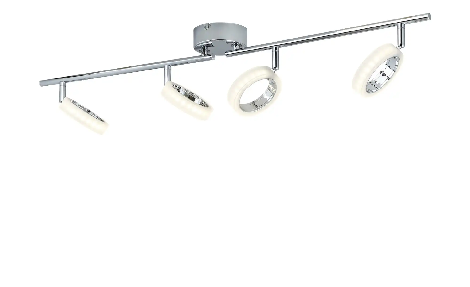 KHG LED-Deckenstrahler, 4-flammig, Acrylringe
