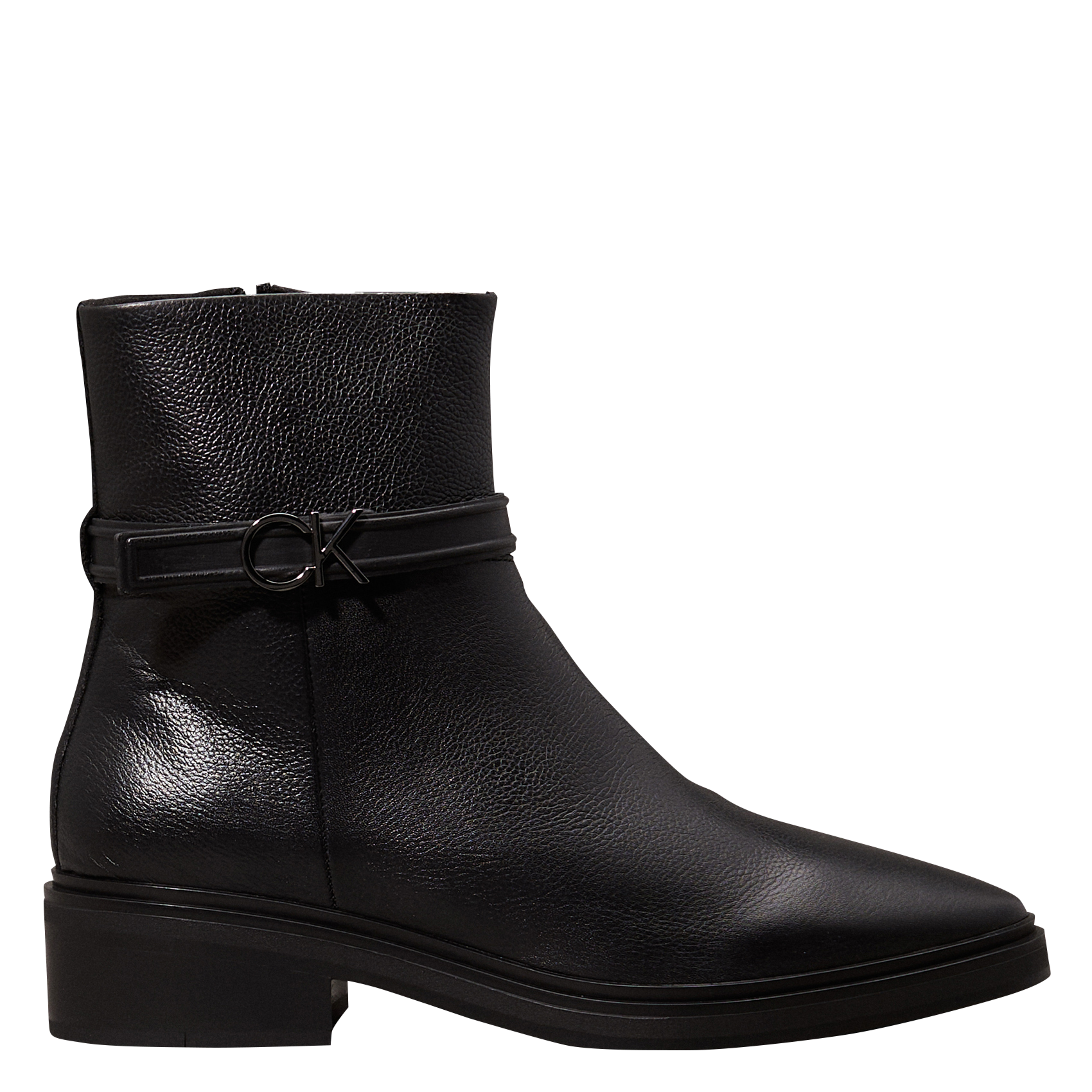 Bottines en cuir | Gris