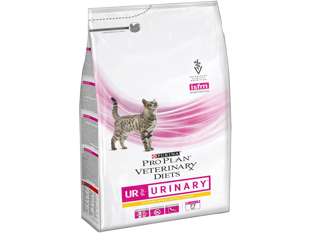 RAÇÃO VETERINÁRIA PARA GATO PRO PLAN UR ST/OX URINARY FRANGO 5KG