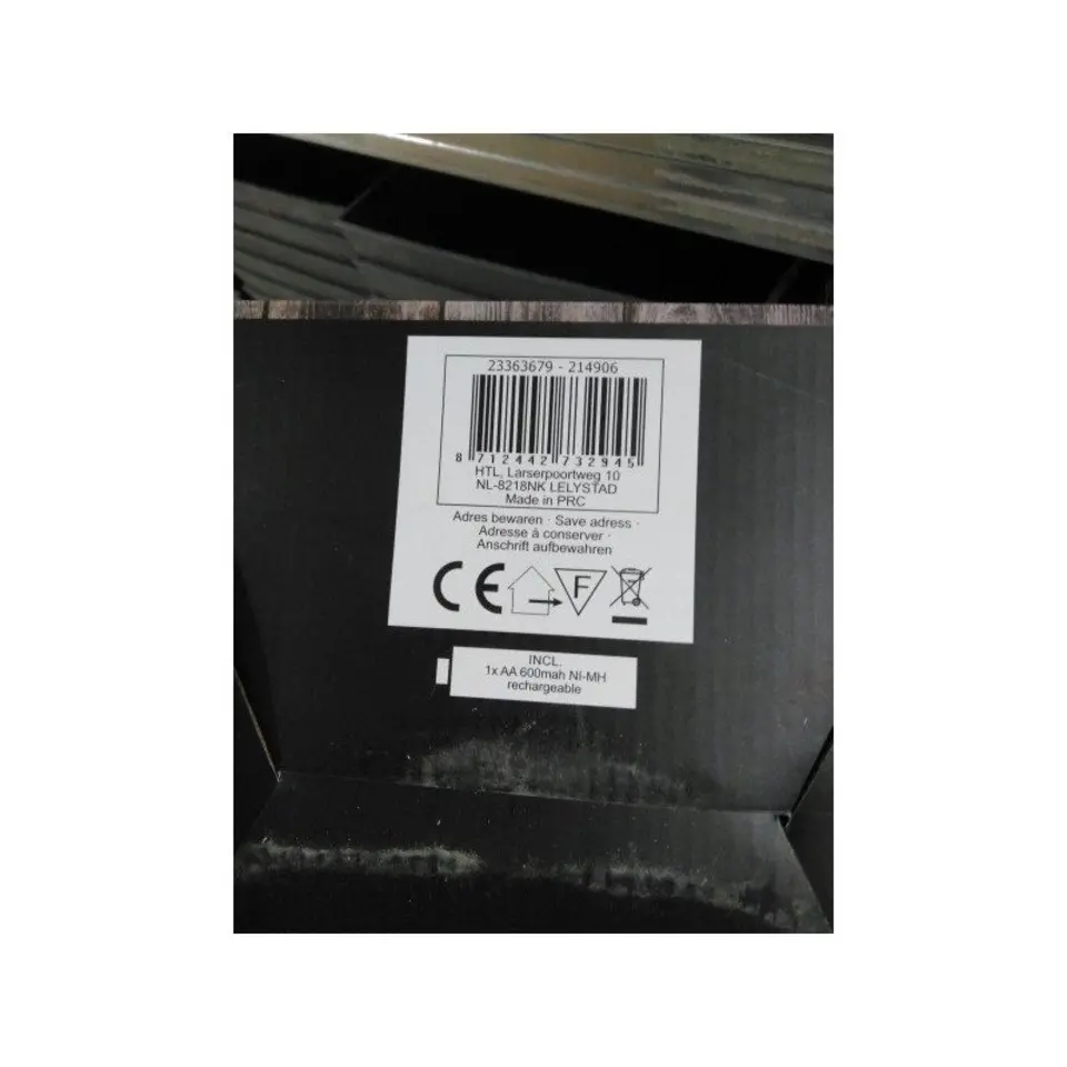Prikspot - solar tuinverlichting - glazen crawuele bol - 20 cm