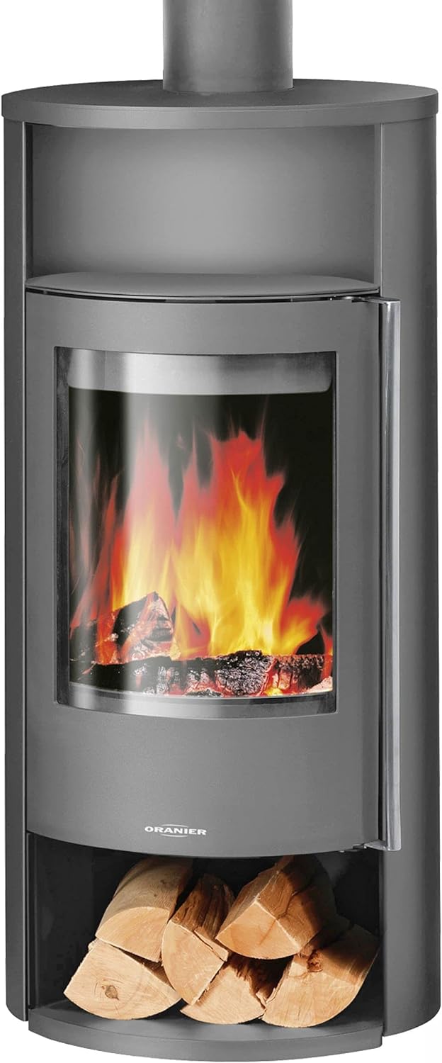 ORANIER | Polar Neo 4 | Stahl Gussgrau | Kaminofen | A+ | 5 kW