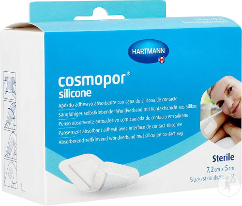 Hartmann Cosmopor Silicone 7,2x5cm Pièces 5