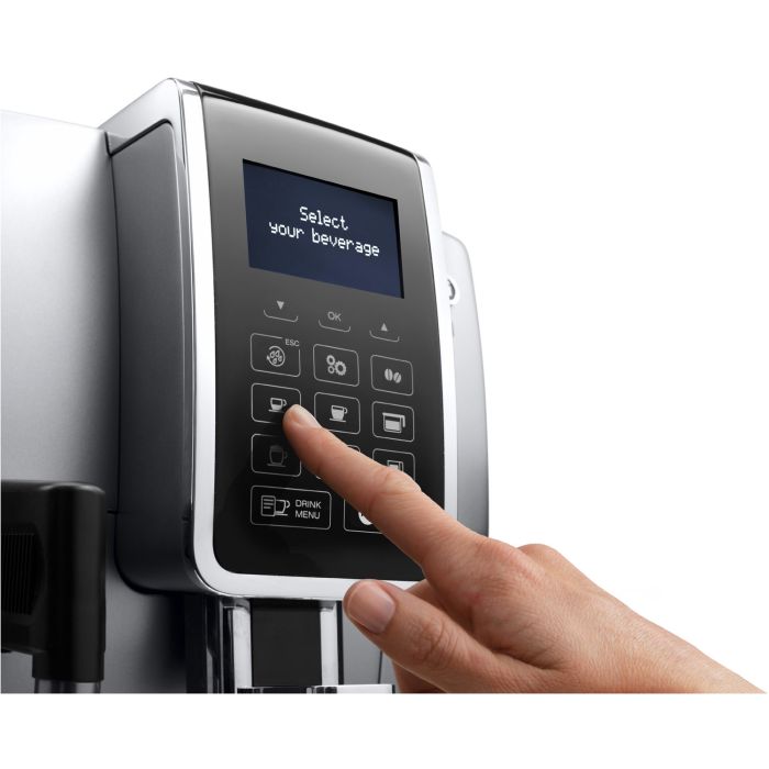 DeLonghi Kaffeevollautomat ECAM 356.77.S Dinamica Silber