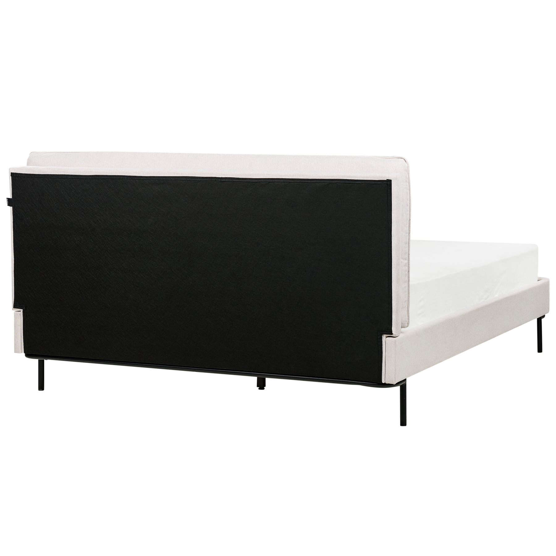Beliani-CORIO-Tweepersoonsbed-Lichtbeige-160 x 200 cm-Polyester
