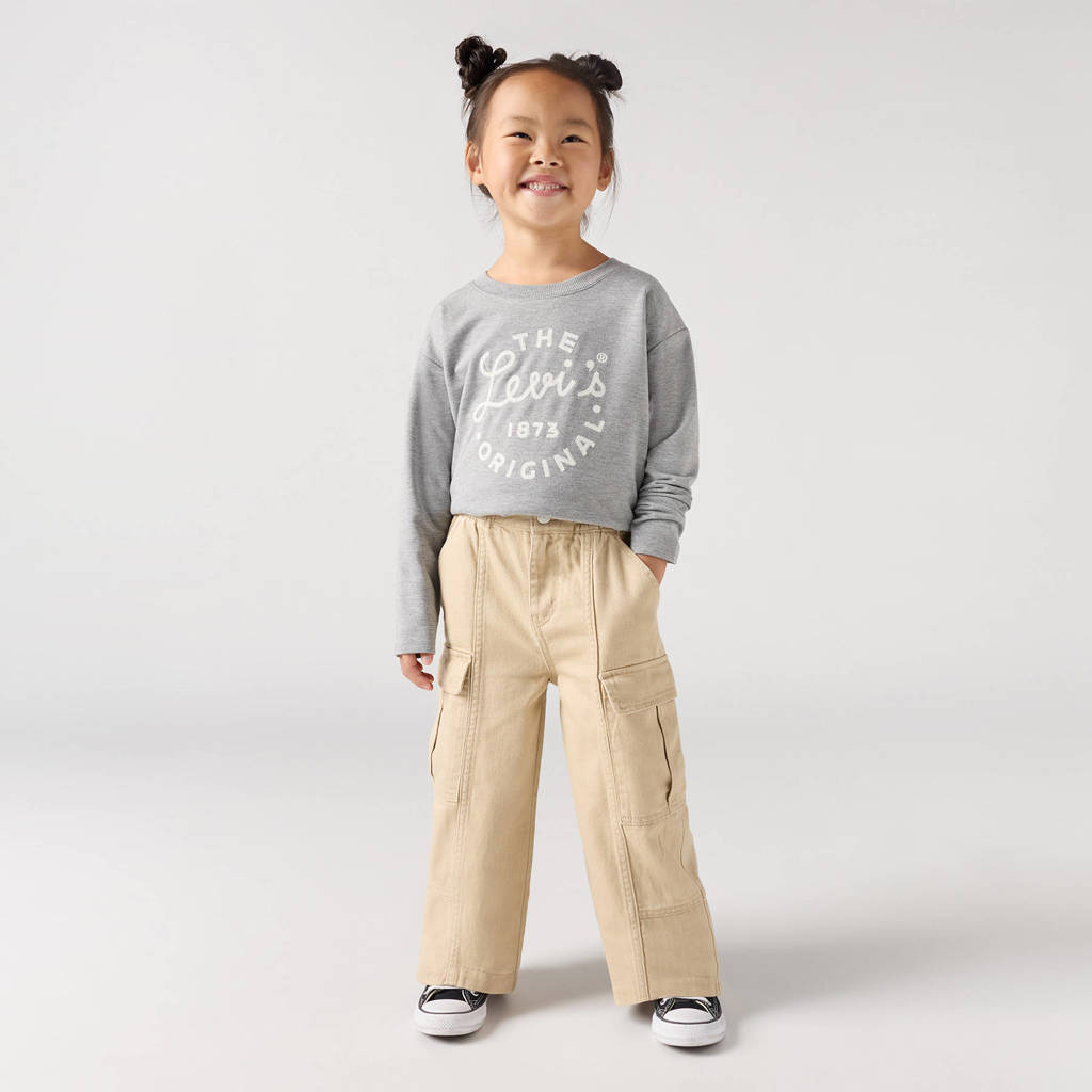 Levi's 94 wide leg cargobroek beige