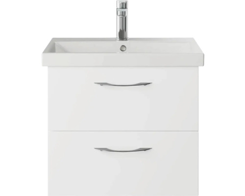 Pelipal Serie 4035 wastafelmeubel, afmetingen (B x H x D): 56 x 48,2 x 43,5 cm, frontkleur: glanzend wit, 4035.155601