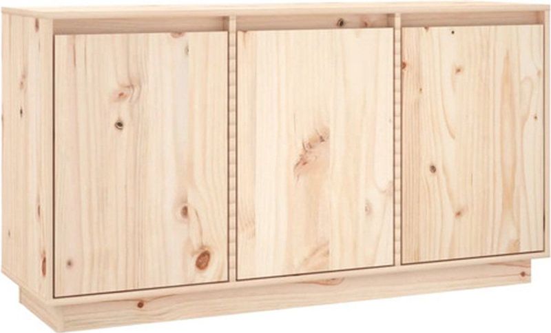 vidaXL Dressoir - Massief Grenenhout - Modern Ontwerp - 111x34x60 cm