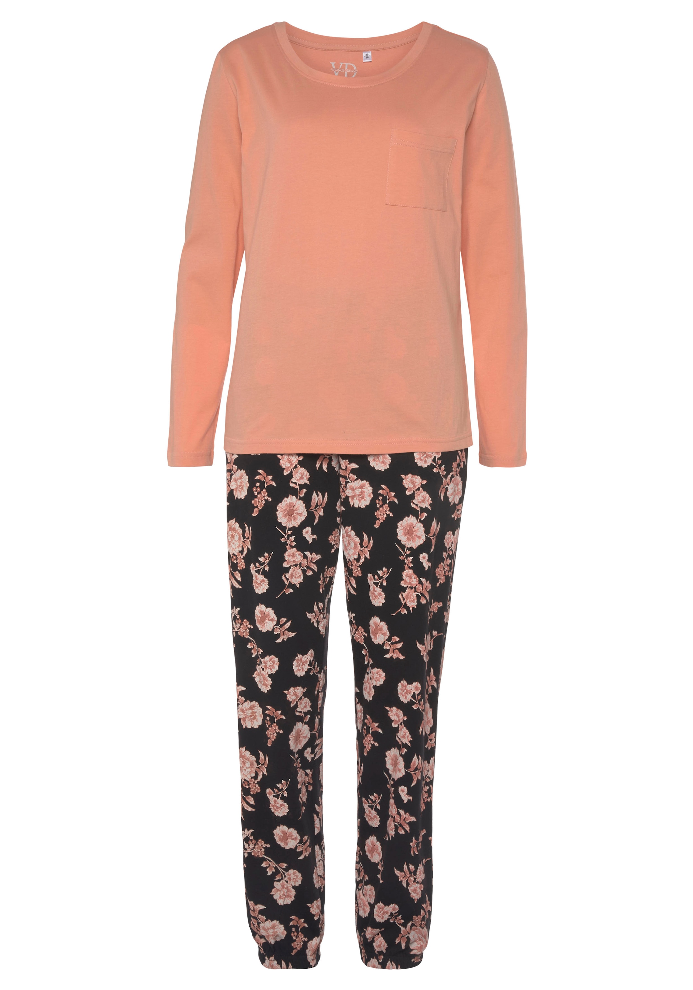 Vivance Dreams Pyjama 2 Stk. tlg., mit schönem Naturprint