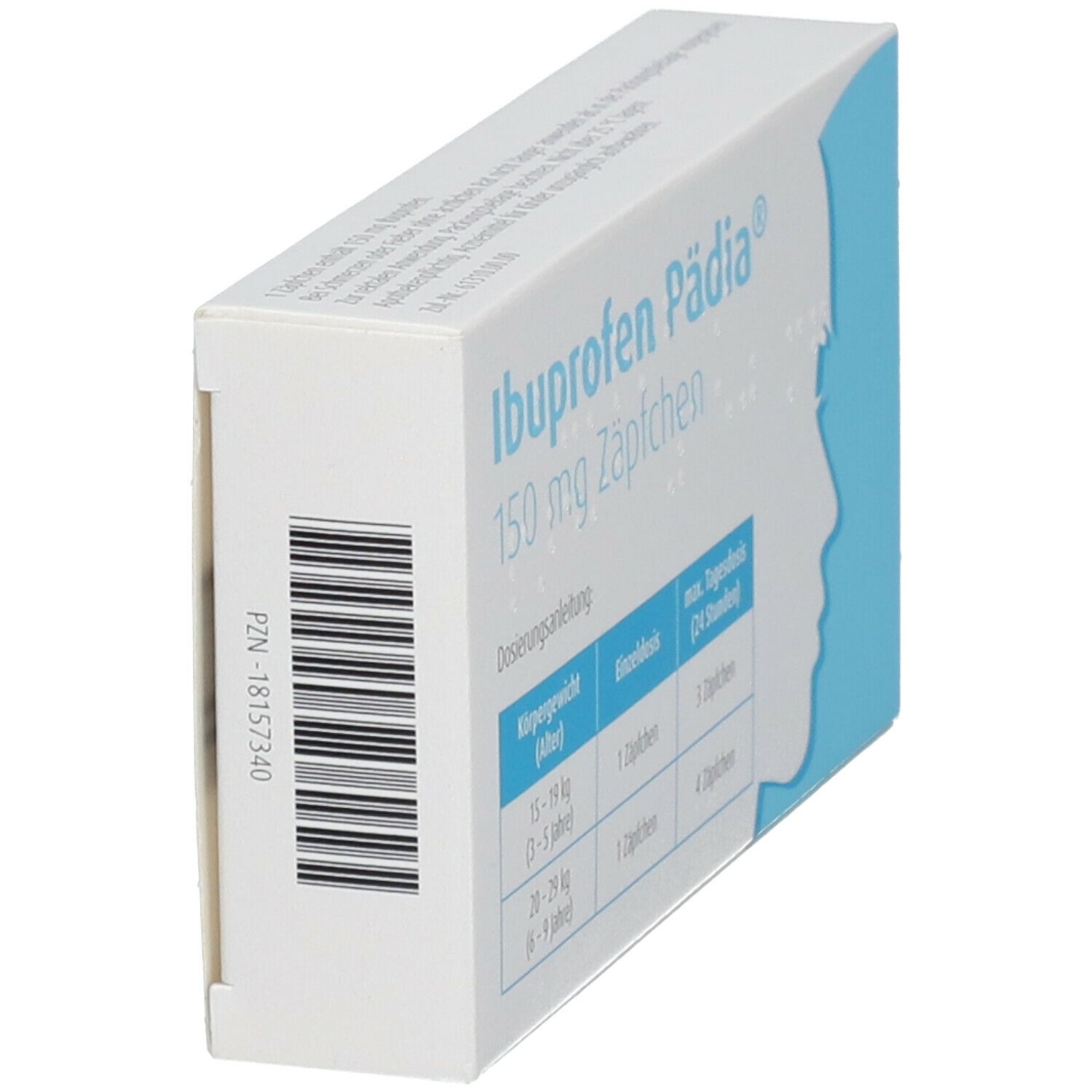 Ibuprofen Pädia® 150 mg Zäpfchen