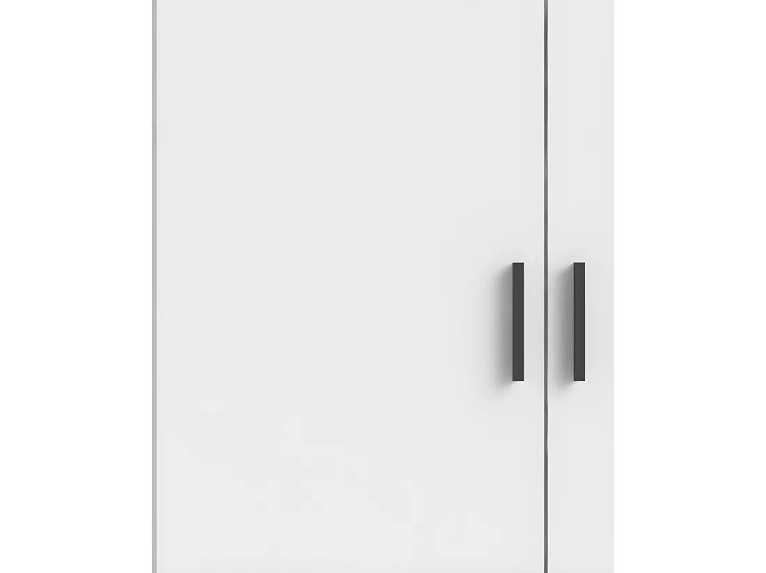 Spell Armoire 2 portes et 3 tiroirs, blanc.