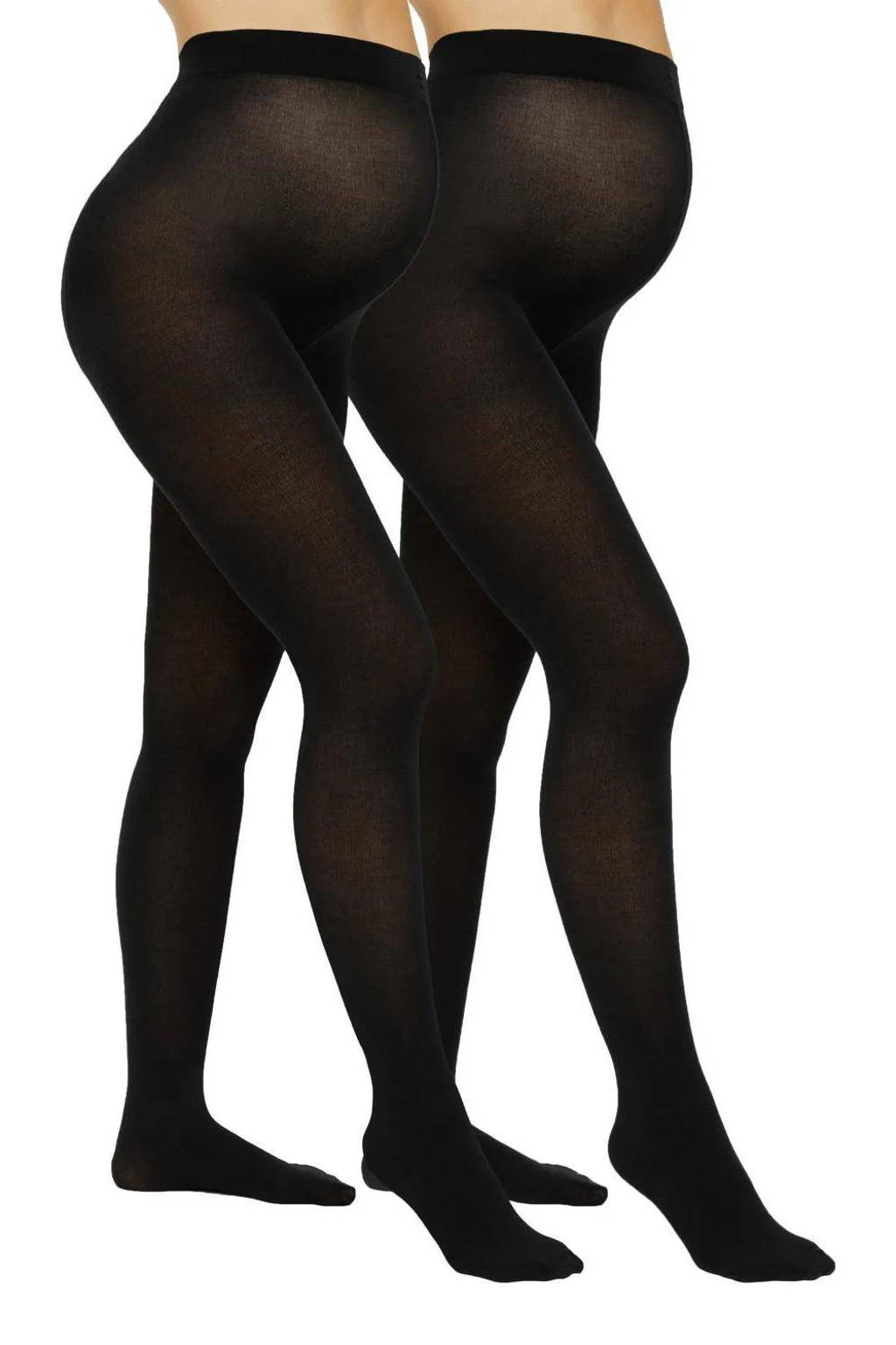 MAMALICIOUS zwangerschapspanty MLJENNIE- set van 2 zwart