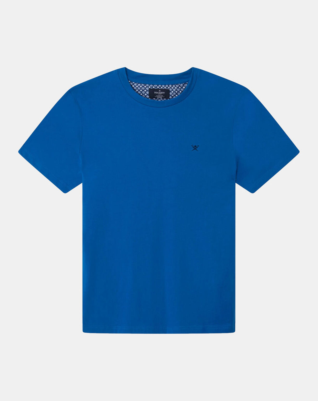 Hackett London T-Shirt Regular Fit uni Yok bleu moyen
