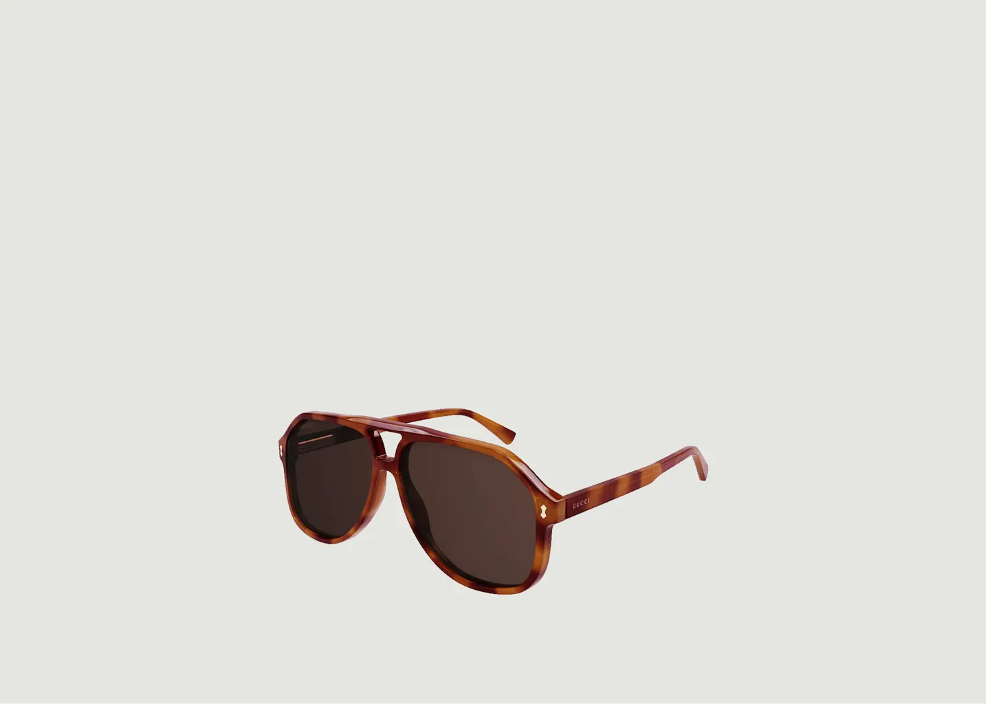 Lunettes de soleil aviateur à écailles Gucci