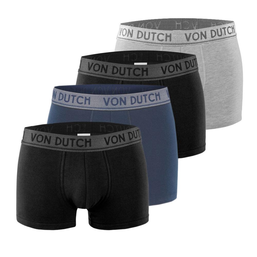 Von Dutch X4 Boxers Homme Bleu/Gris/Noir Von Dutch ORIAS