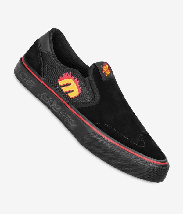 Etnies x Santa Cruz Lo-Cut Slip Schuh (black)