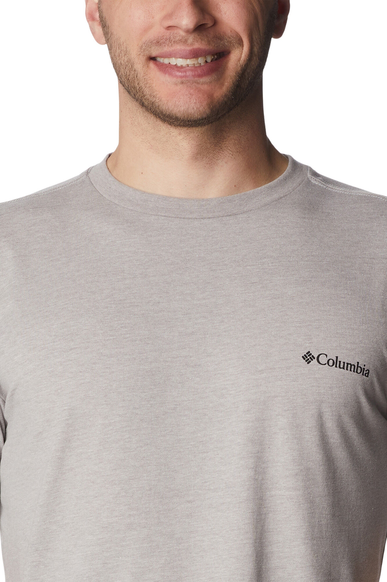 Camiseta manga corta Columbia hombre CSC Basic Logo™ - gris claro