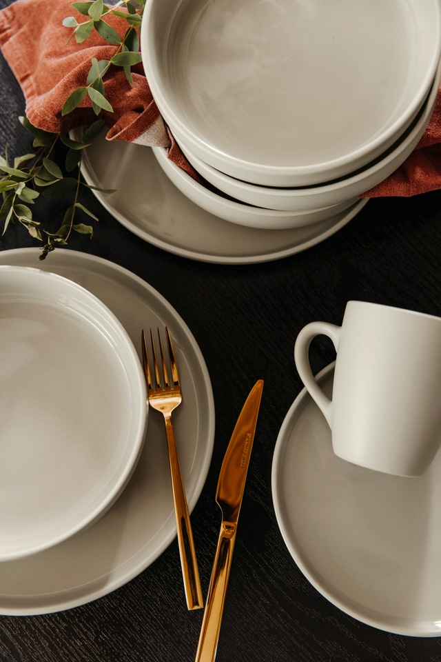 LeGer Home by Lena Gercke Kombiservice »Geschirr-Set, Service Liliane« skandinavische, minimalistische Formensprache, 16 Teile