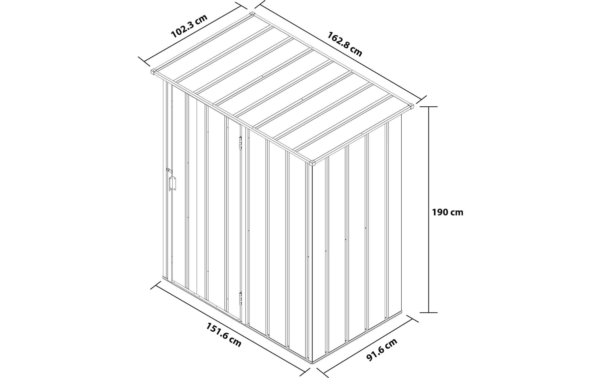 Gartenhaus »Easy-Store Shed 5 x 3«