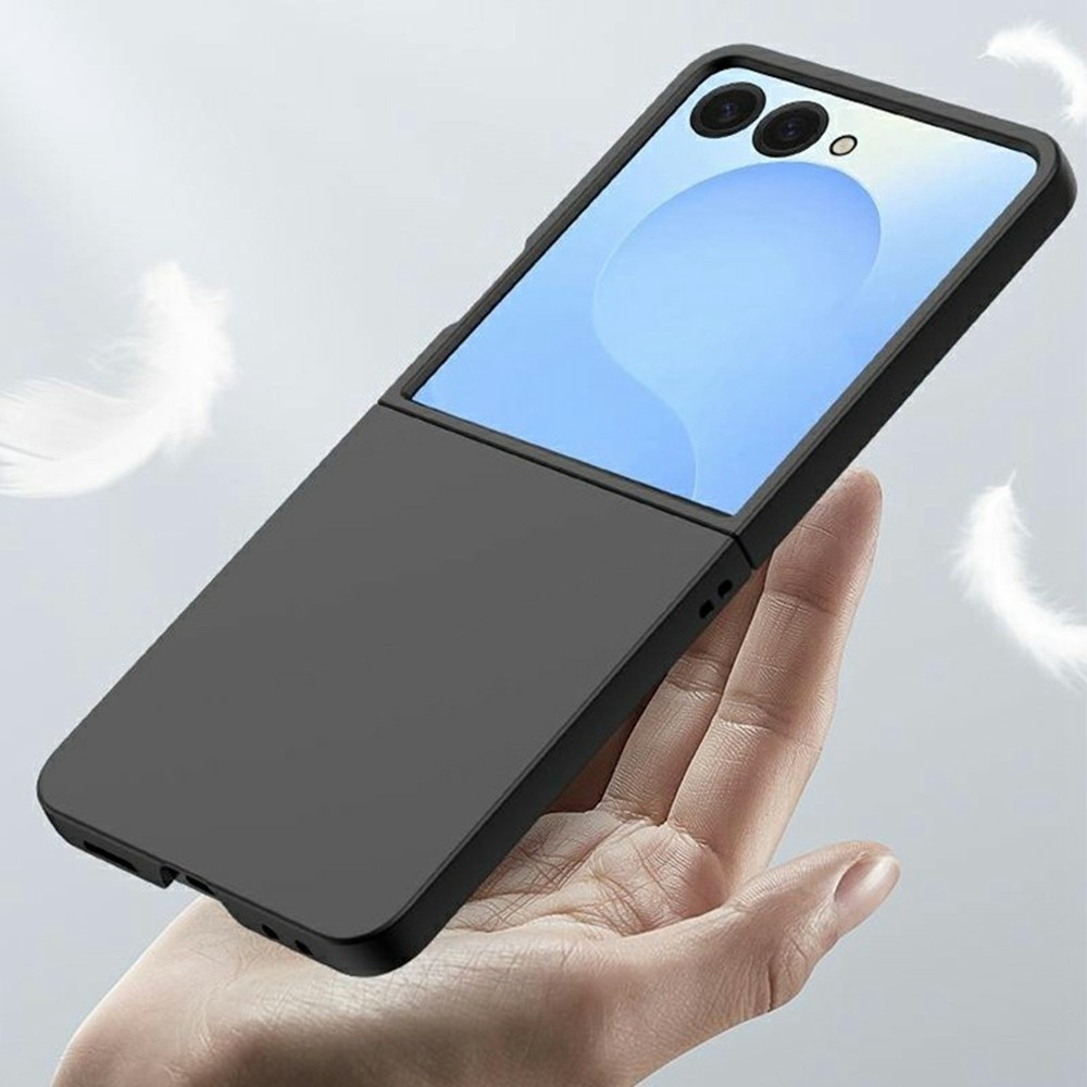 Samsung Galaxy Z Flip7 Soft Touch Hardcase Schutzhülle - Schwarz