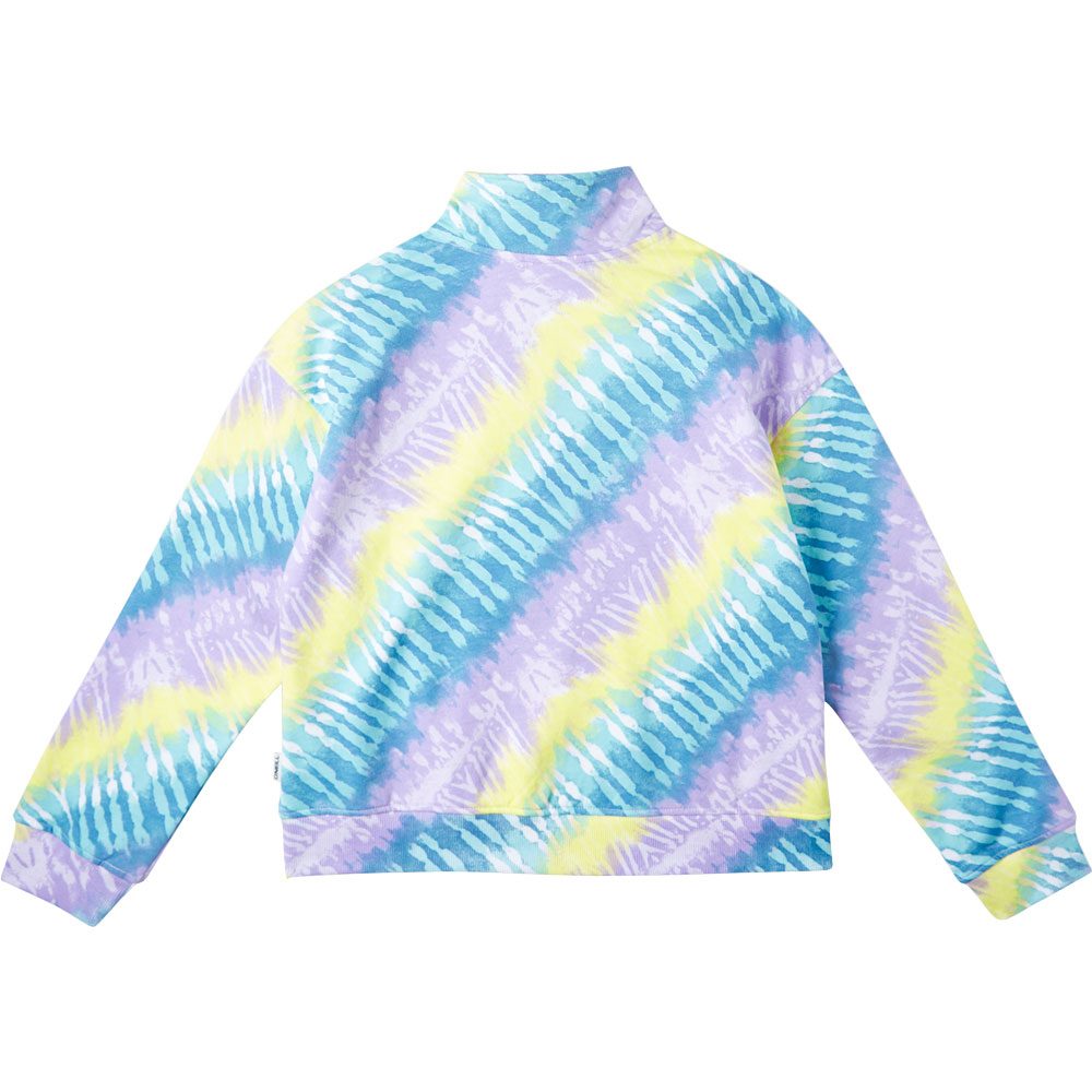 O'Neill Lei Half Zip Pullover Kinder blue tie dye