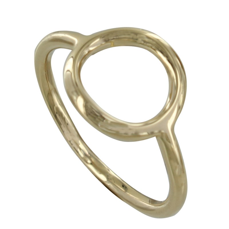 Bague Plaqué Or Rond Ajouré