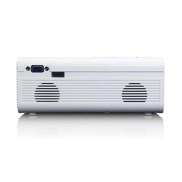 Lenco LCD-projektor med høj opløsning, understøtter Full HD 1080P-indhold Hvid