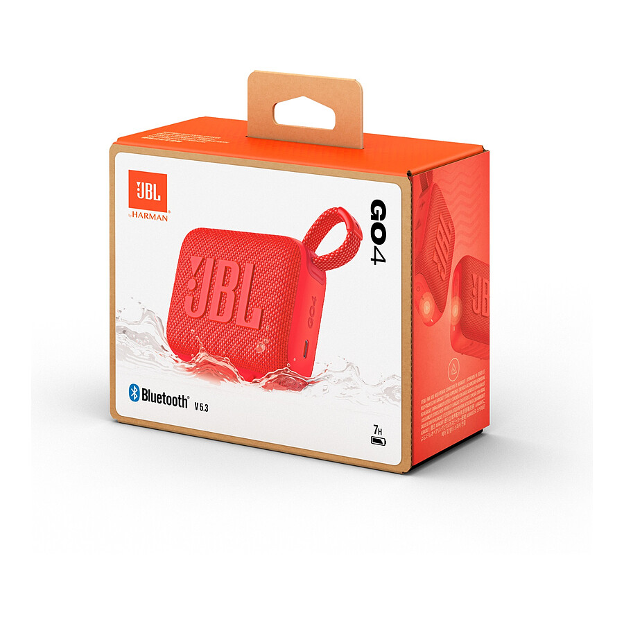 JBL GO 4 Rouge- Enceinte portable
