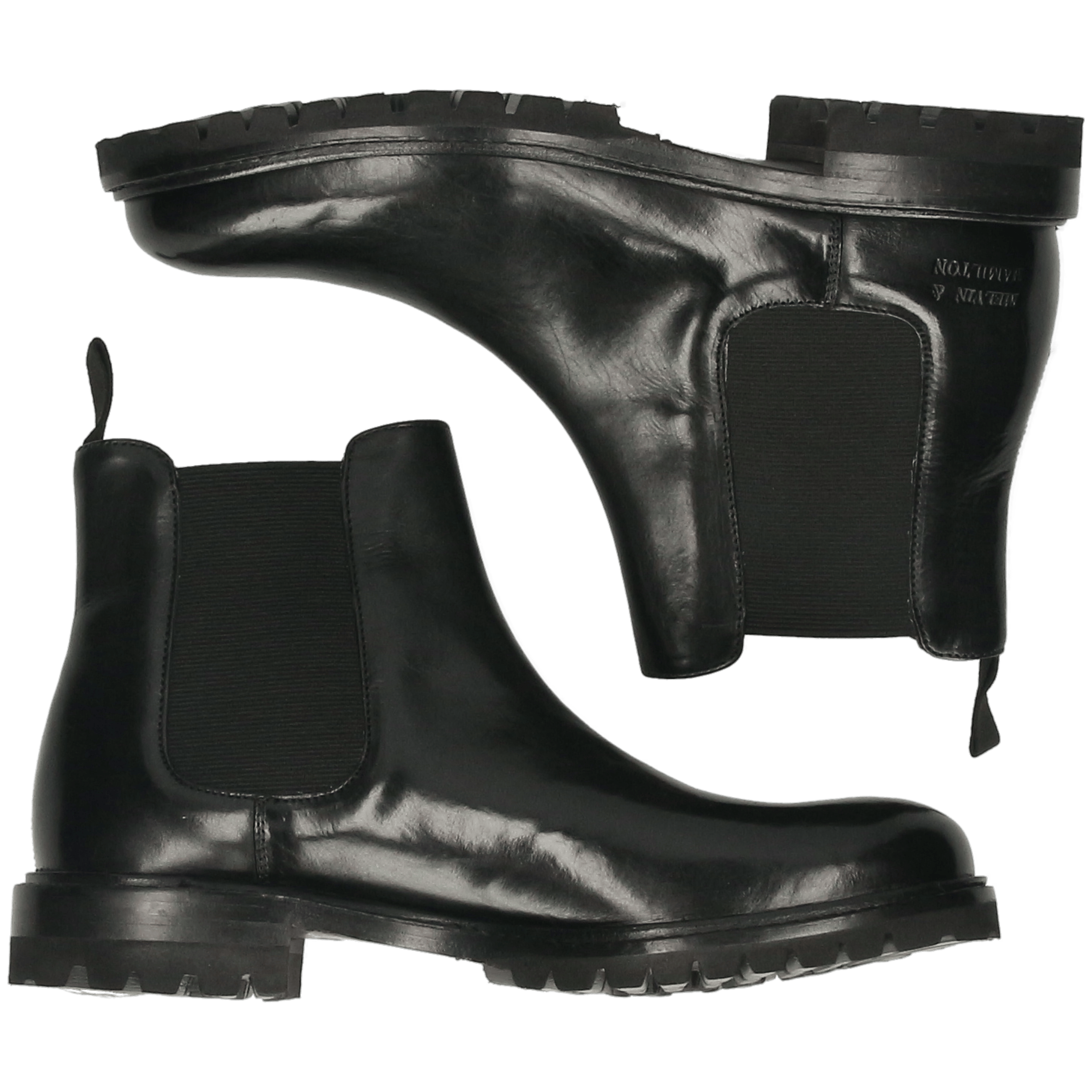 REGINE 8 - Bottines à talon plat | Noir