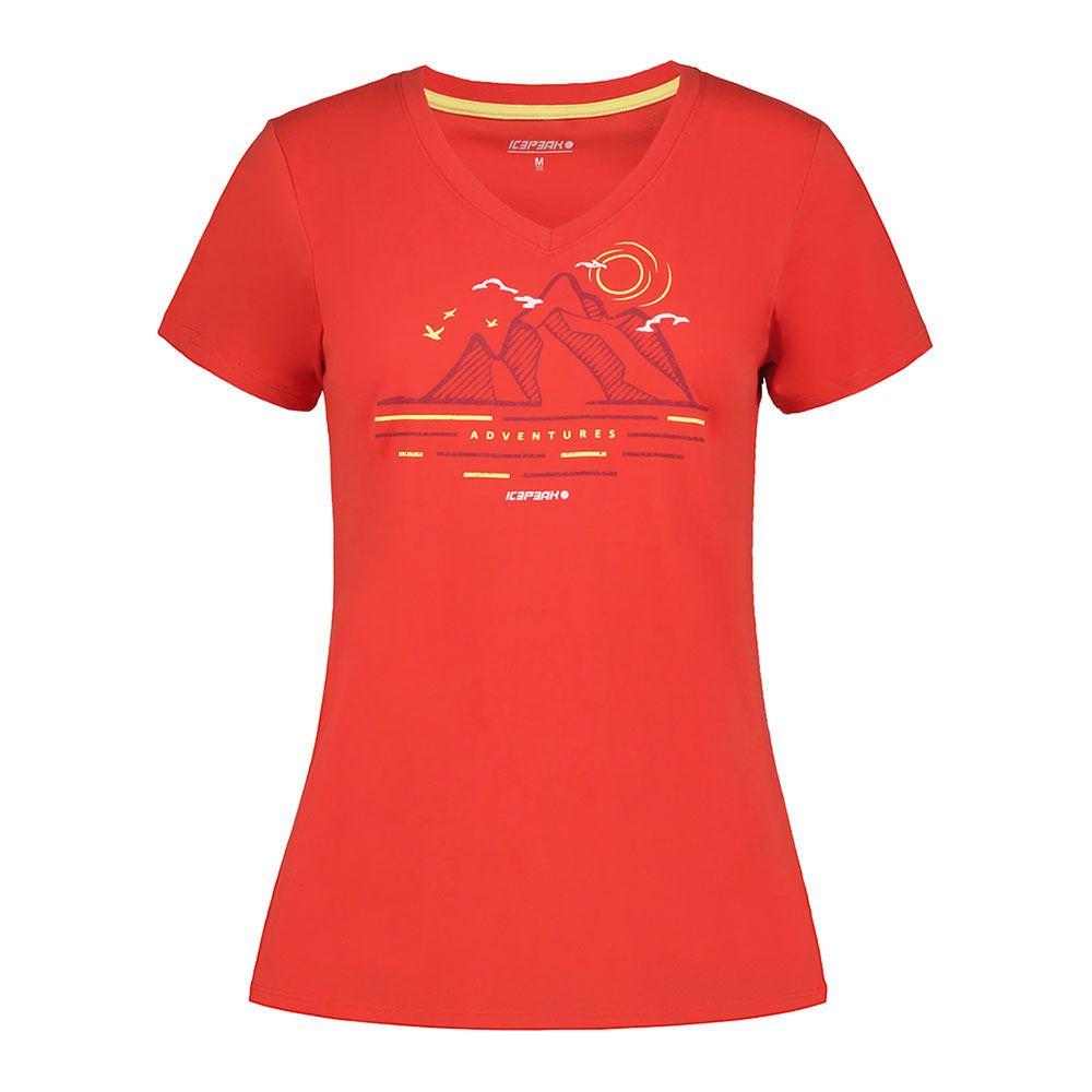 Icepeak BEAUNE - Tee-shirt Femme coral red