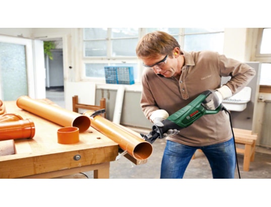 BOSCH - Scie égoïne PSA 700 E + 3 lames