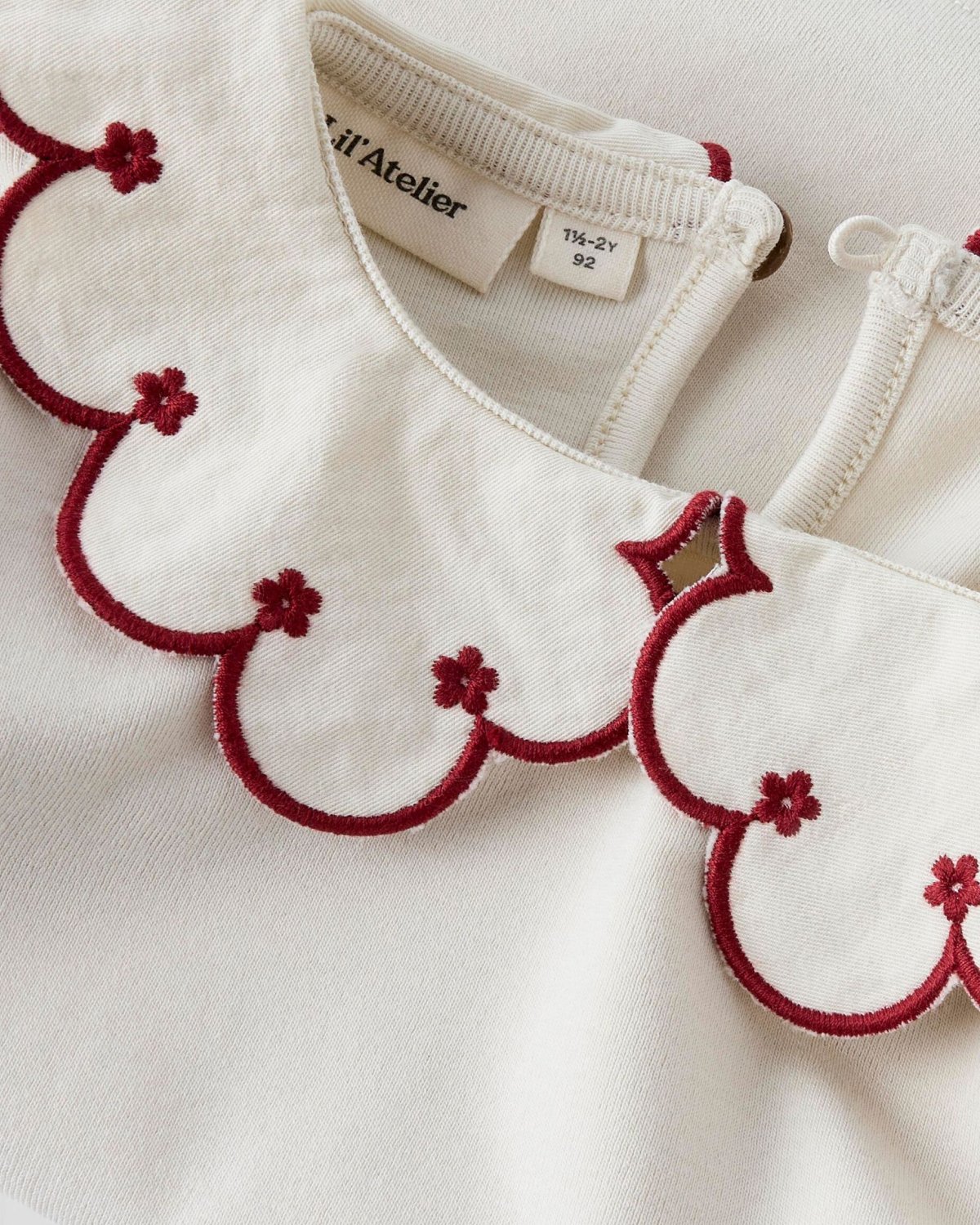 Trøye Langermet M/ Krage Barn – Øko TENCEL | FUNDO LS SLIM TOP LIL