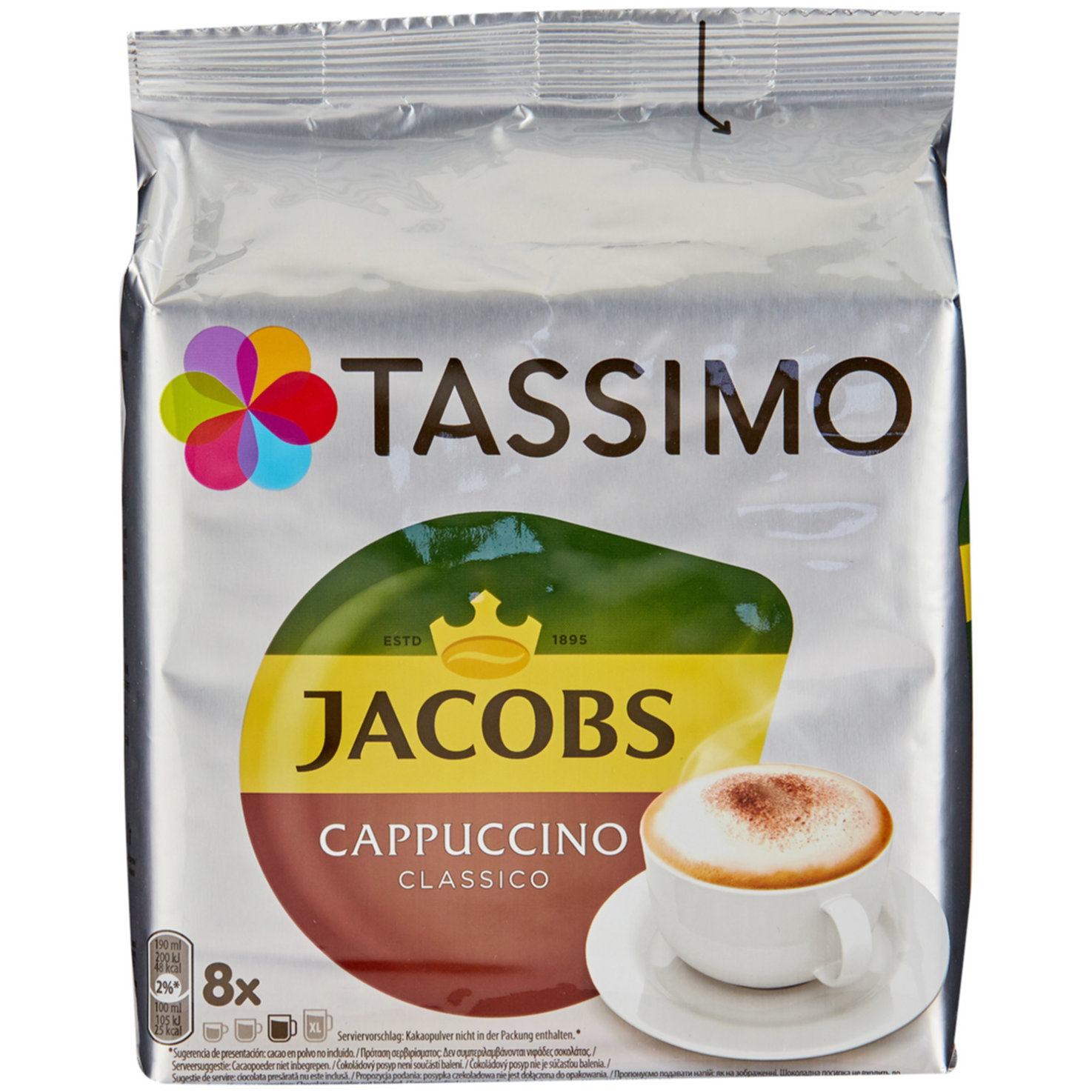 Tassimo Jacobs Cappuccino Classico 8 Caps