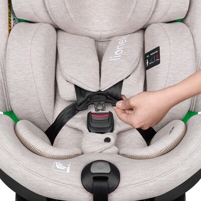 Lionelo Harmony i-Size Bilstol, Beige Sand Bamboo