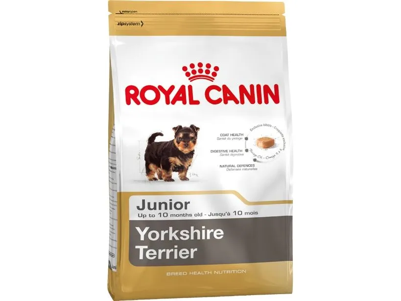 Royal Canin Yorkshire Terrier Junior, Hundehvalp, Yorkshire Terrier, X-small (< 4kg), Fjerkræ, Ris, 7,5 kg