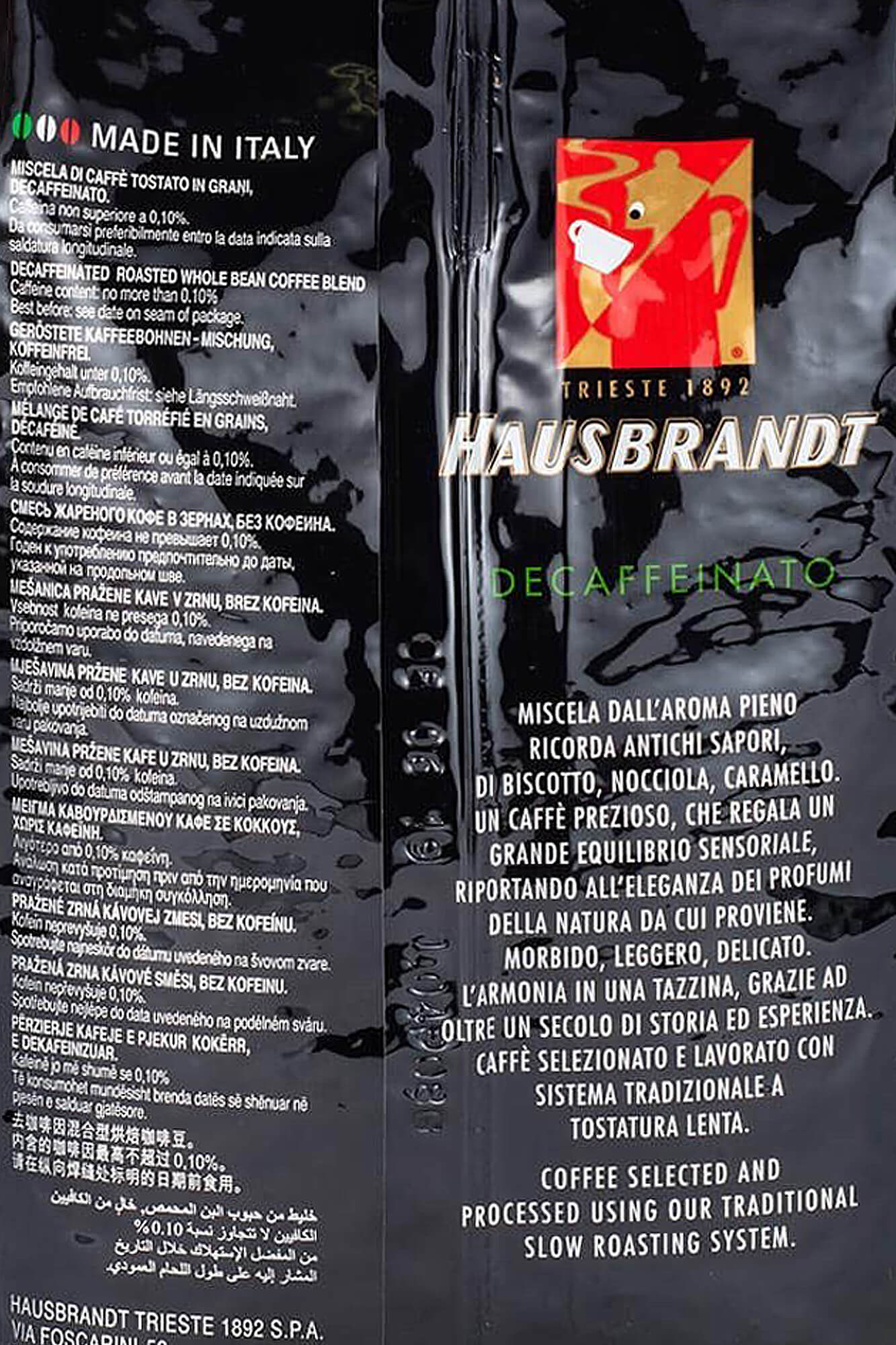 Hausbrandt Decaffeinato 1kg