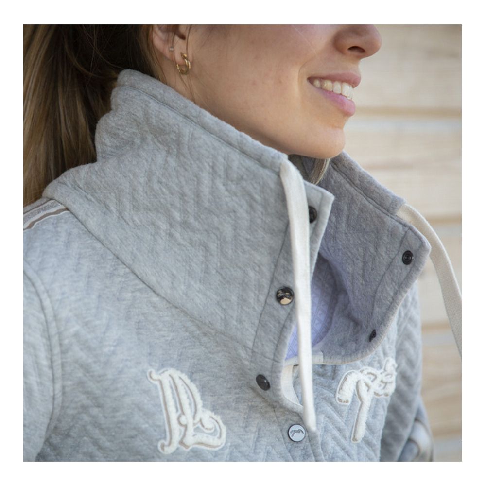 Pénélope PEPITA - Sweat Femme gris