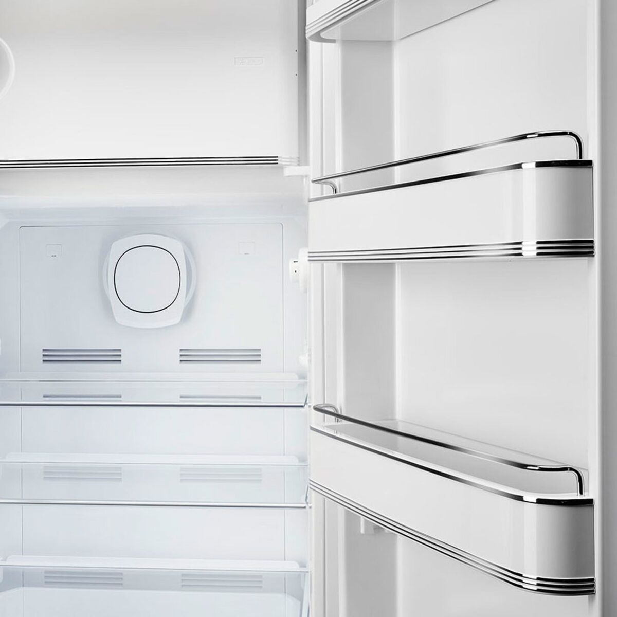Smeg FAB28RDPP6 Kjøleskap Med Fryseskap 153cm Høyrehengt Perfectly Pale