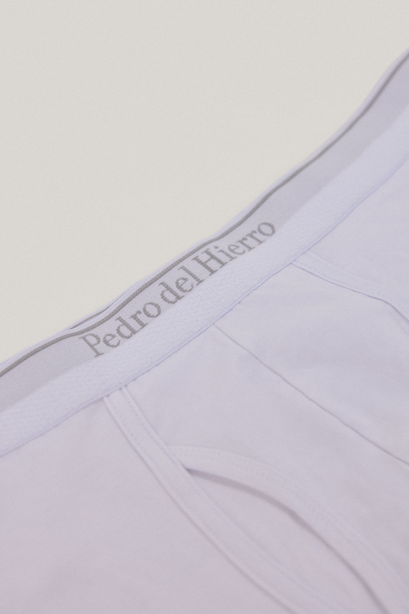 Calção boxer de malha lisa - Branco