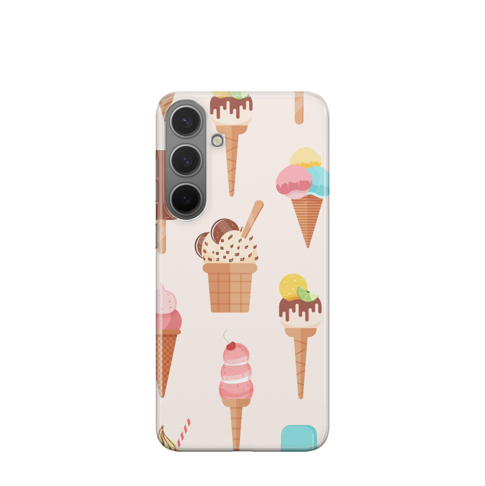 Samsung Galaxy S24 Plus Gummi Hülle Gelato Fiesta - Versch. Farben