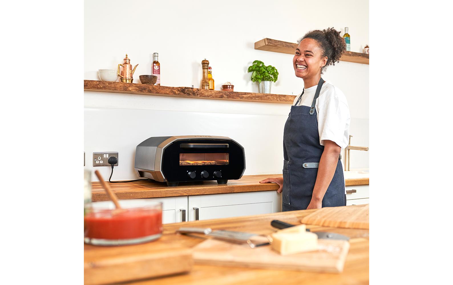 Pizzaofen Volt 12 / schwarz<br>Elektrischer Pizzaofen