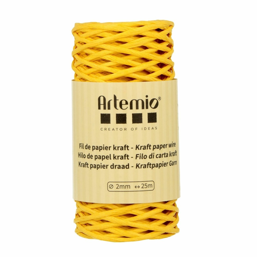 11 bobines de fil de papier kraft 2mm x 25 m