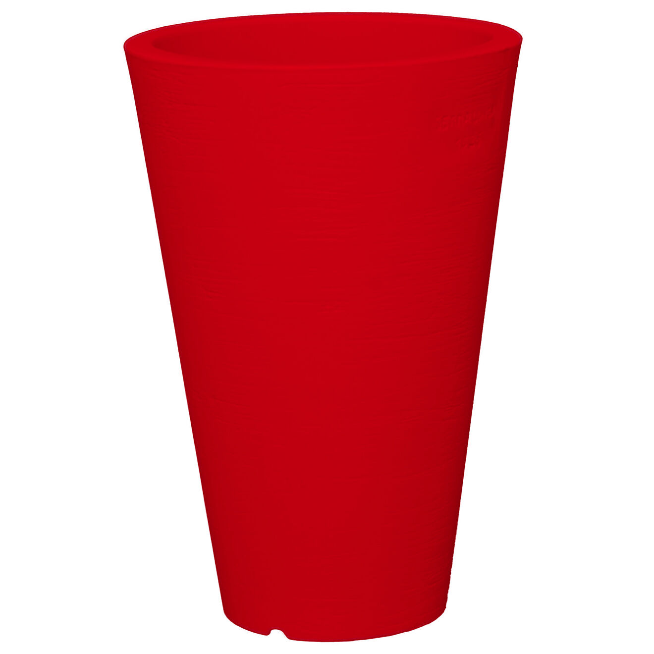 Serralunga Pot sienne lisse design par serralunga rouge - D.40x60.5 cm